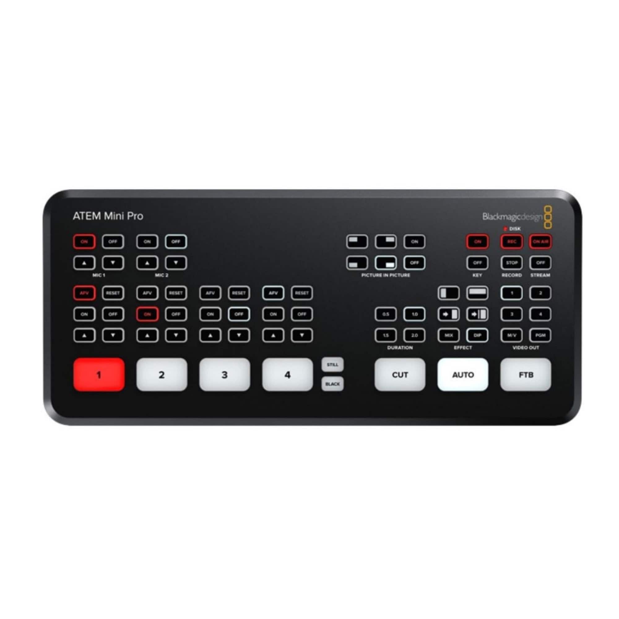 Blackmagic Design ATEM Mini Pro HDMI Live Stream Switcher Black