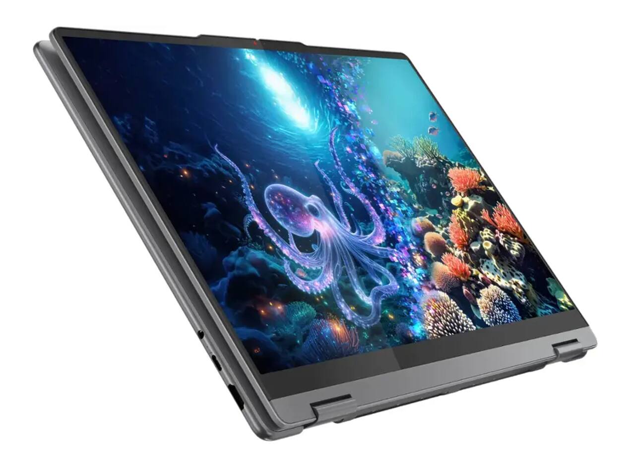 Alt View 8. Lenovo - Lenovo Yoga 7i 2-in-1 Laptop 16.0 WUXGA Display (Intel Ultra 7-256V, 16GB LPDDR5X, 1TB SSD, Intel Arc, Win 11 Home) - Luna Grey.