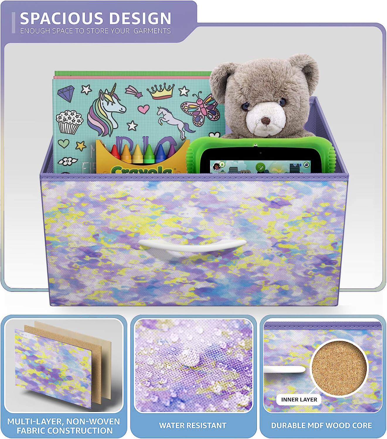 SPACIOUS DESIGN  
ENOUGH SPACE TO STORE YOUR GARMENTS  

MULTI-LAYER, NON-WOVEN FABRIC CONSTRUCTION  
WATER RESISTANT  
DURABLE MDF WOOD CORE