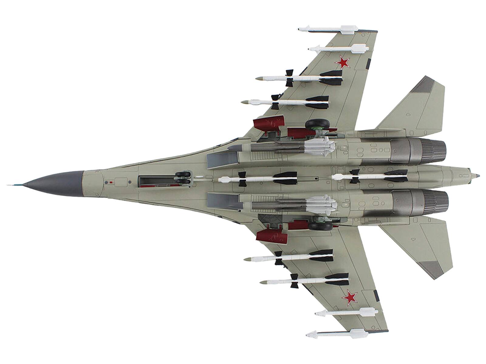 Back. Hobby Master - Sukhoi Su-30Mk Flanker Fighter Aircraft "502" (2011) Russian Air Force "Air Power Series" 1/72 - Grey.