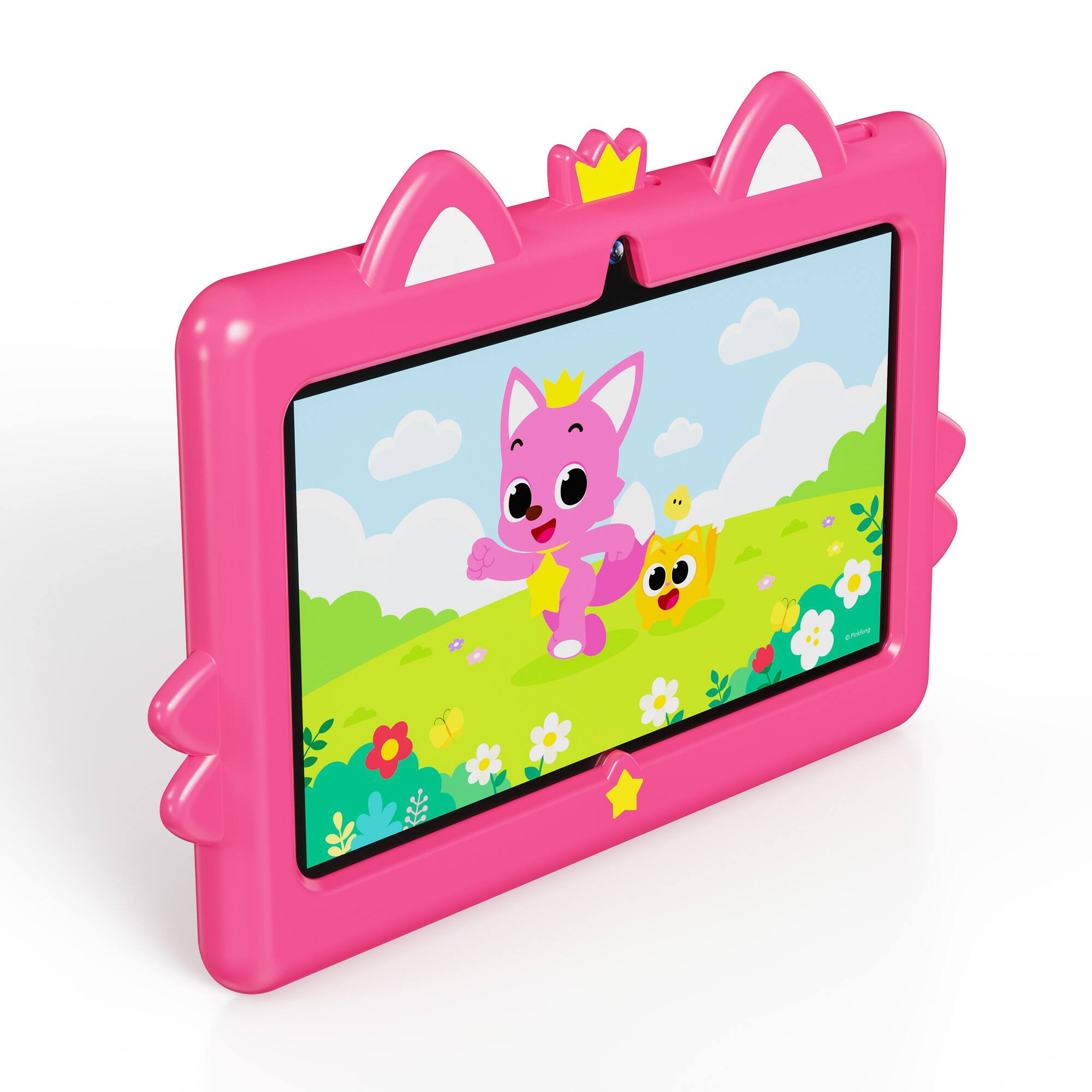 Alt View 3. Contixo - A8 Baby Shark 7-Inch Kids Tablet, 32GB, Android 16, 8 Pinkfong Learning Apps, Parental Controls, Ages 3-12 - Pink Fox.