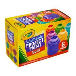 Crayola - Washable Project Paint Bold 6 Colors
