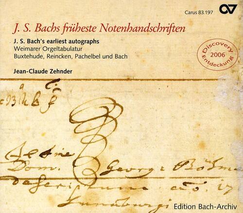 Jean-Claude Zehnder - J.S. Bach Earliest Autograph   - COMPACT DISCS [CD] price history on PriceWatchPro
