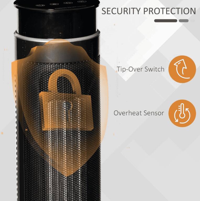 SECURITY PROTECTION

- Tip-Over Switch
- Overheat Sensor