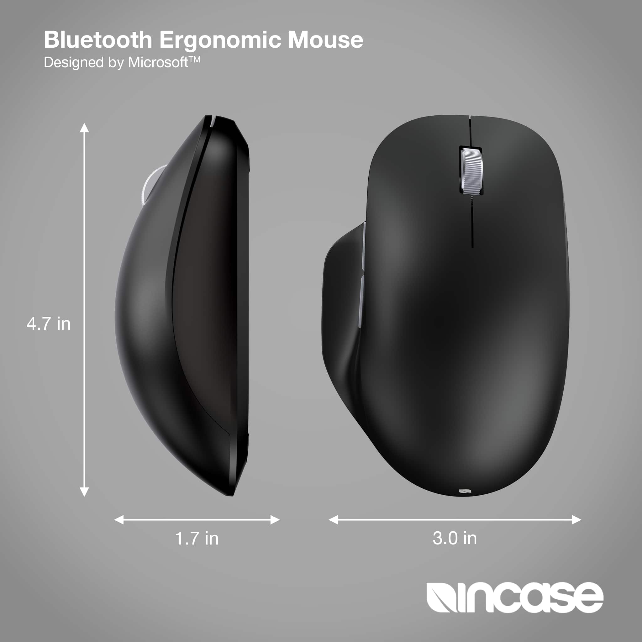 Bluetooth Ergonomic Mouse designed by Microsoft.