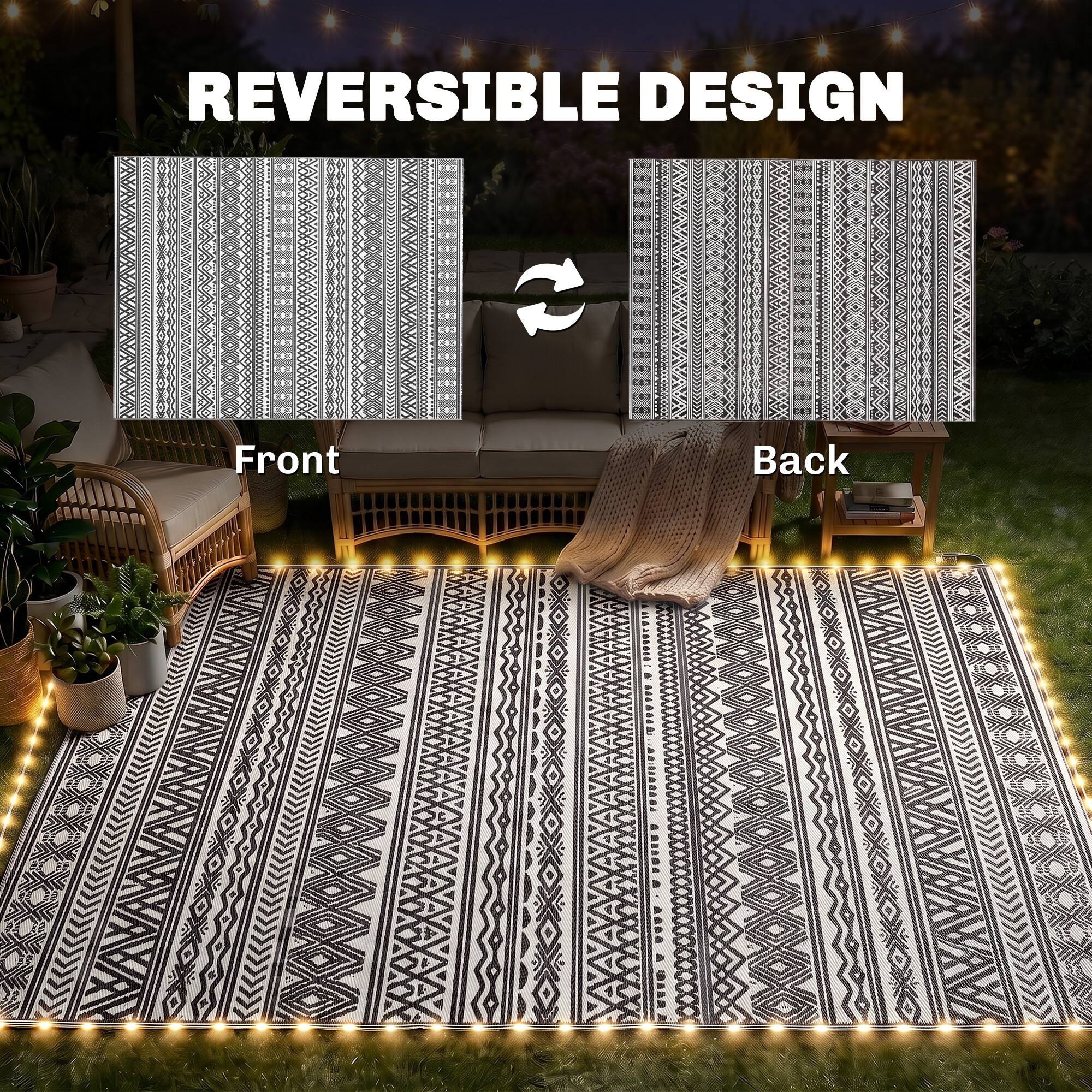REVERSIBLE DESIGN

Front

Back