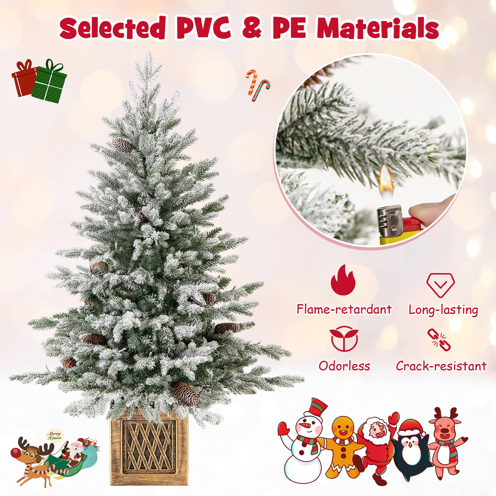 Selected PVC & PE Materials

- Flame-retardant
- Long-lasting
- Odorless
- Crack-resistant