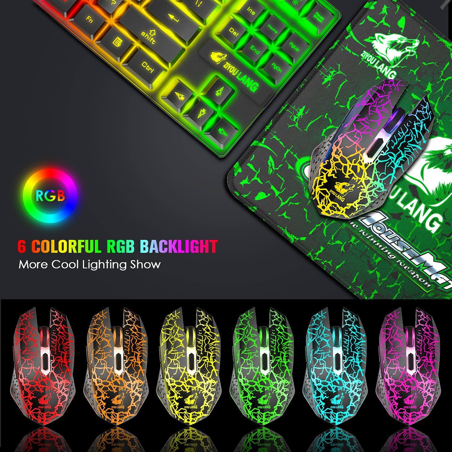 6 COLORFUL RGB BACKLIGHT  
More Cool Lighting Show  

ZIYOU LANG  
Running Weapon