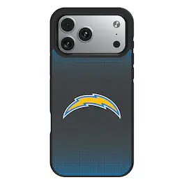 Keyscaper - NFL - Los Angeles Chargers Bump Case with 8.2ft Drop Protection - 13 Pro Max - Black