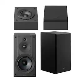 Sony - SS-CS5M2 3-Way 3-Driver Hi-Res Audio Bookshelf Speakers (Pair) (2025 Model)