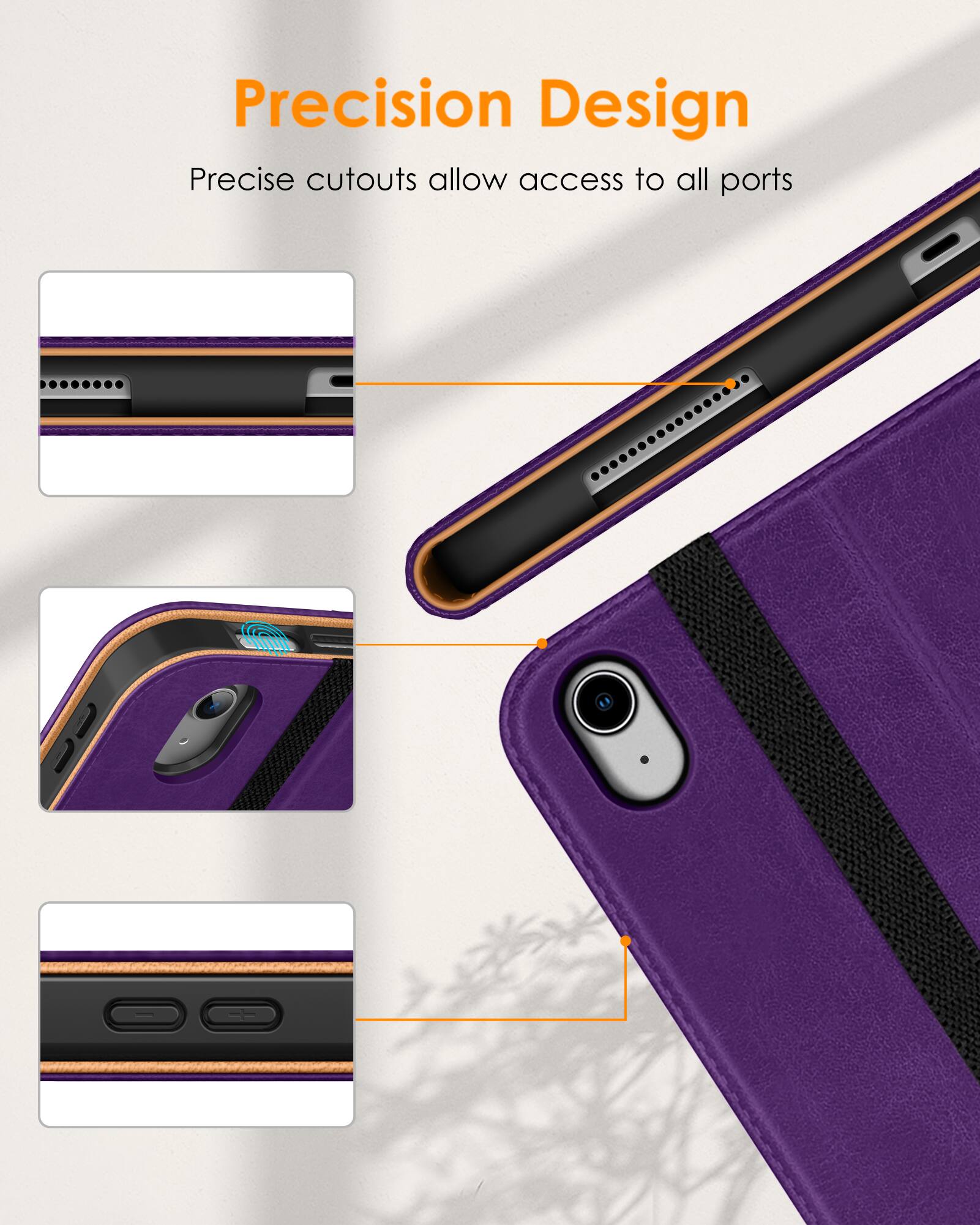Precision Design  
Precise cutouts allow access to all ports