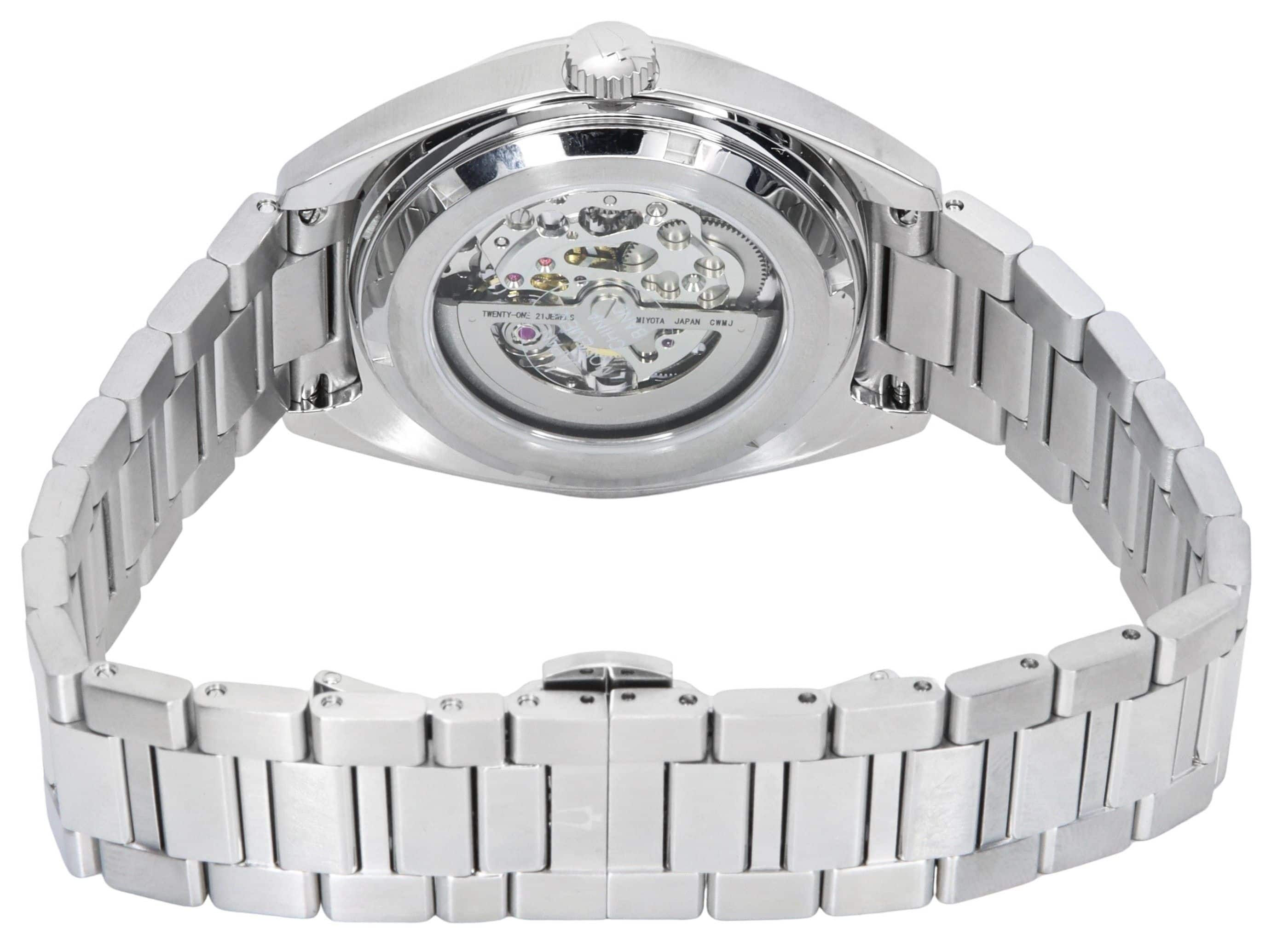 Bulova Classic Surveyor Stainless Steel Blue Skeleton Dial