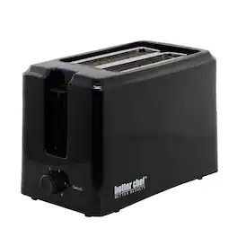 Better Chef - Two Slice Cool Touch Toaster with 6 Adjustable Browning Levels - Black