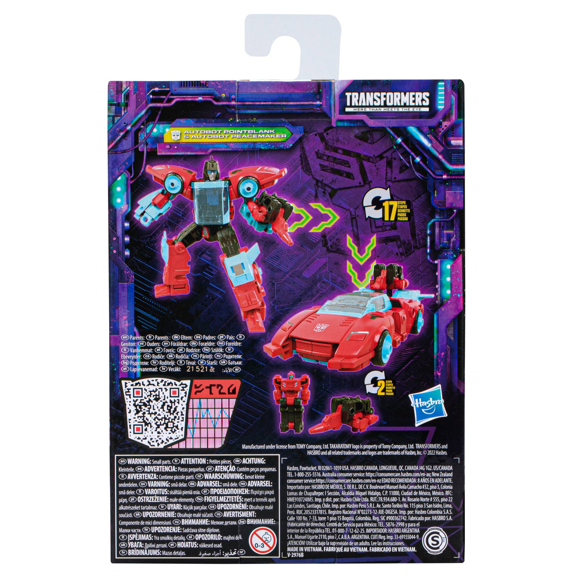 Alt View 12. Transformers - Generations Legacy Deluxe Autobot Pointblank & Autobot Peacemaker.