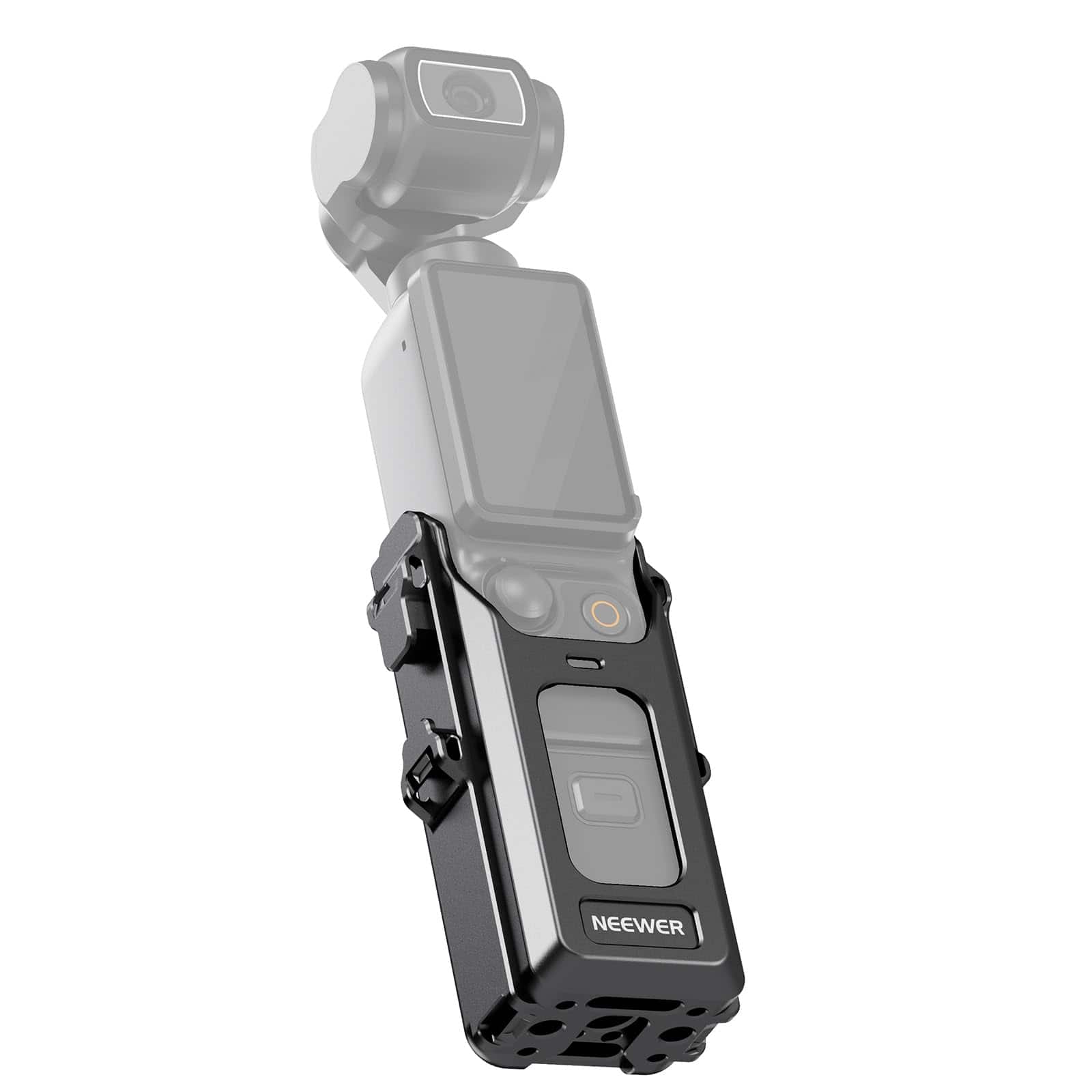 Neewer - Pocket 3 Cage, Aluminum, 1/4", Cold Shoe, QR Slots