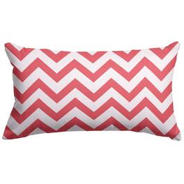 Majestic Home - Pillow 12x20 Chevron Coral - Pink