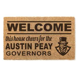 Jardine - Austin Peay State Governors 18" x 30" Welcome Doormat - Brown
