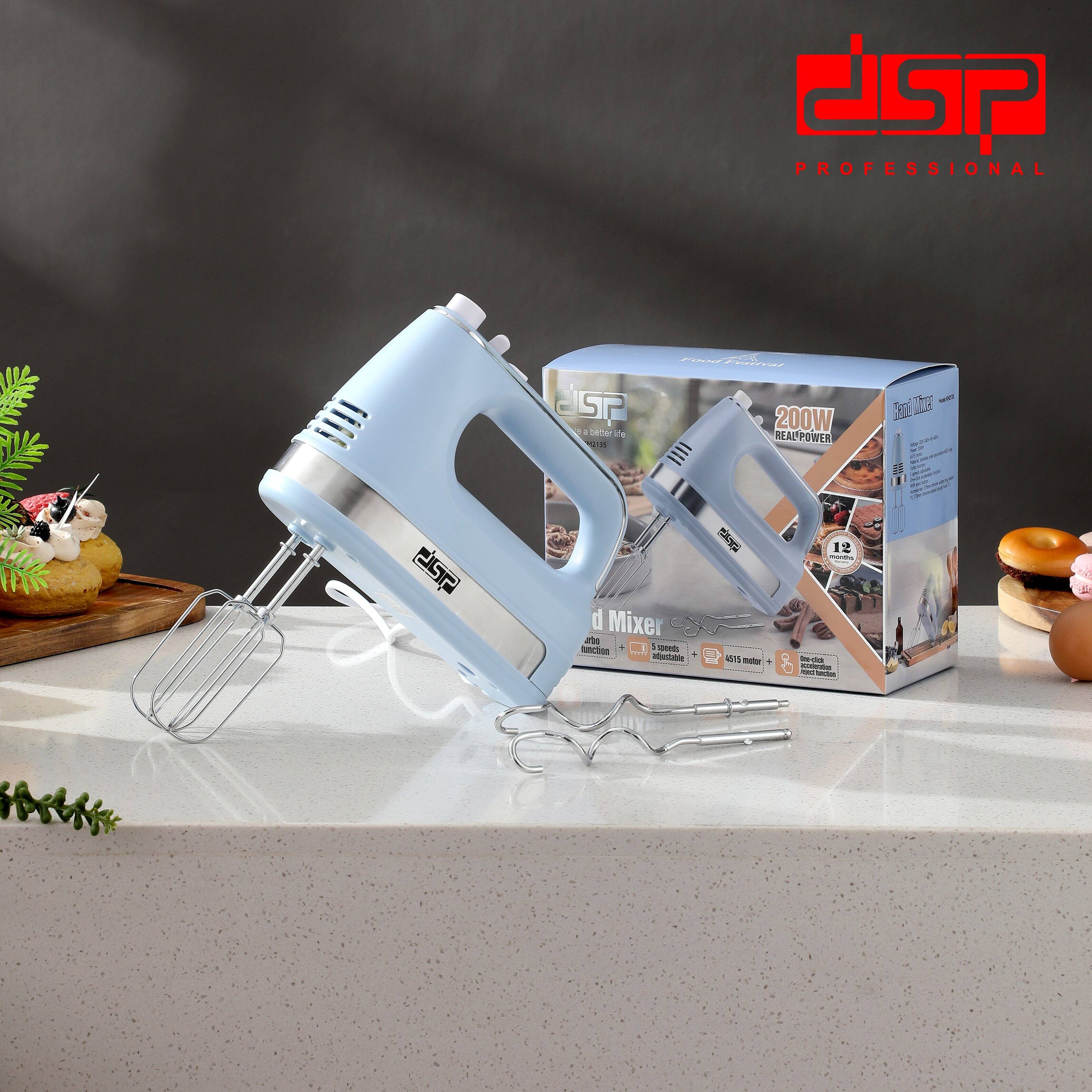 PROFESSIONAL  
DSP  
200W REALPOWER  
Hand Mixer  
12  
1000W  
4515 meter  
3-in-1  
15 minutes