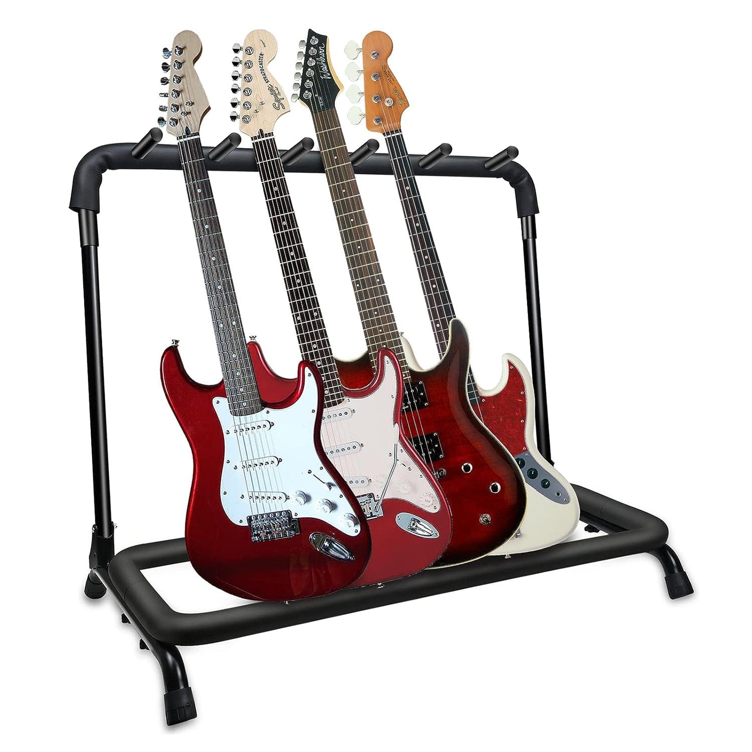 5 CORE Multi Guitar Rack Stand Floor 5 Slot Adjustable Flying V