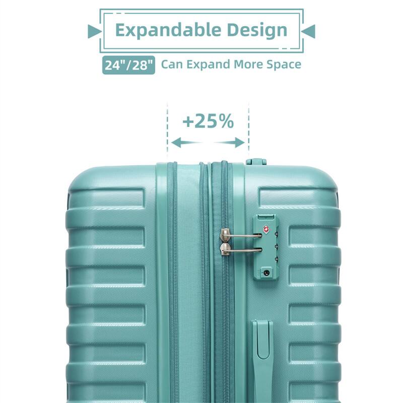 HTUTWOO 6 Piece Travel Luggage Sets with Duffel Bags Hardside