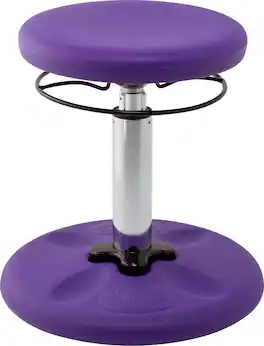 Kore Design - Kids Adjustable Standard Wobble Chair 14-19" - Purple