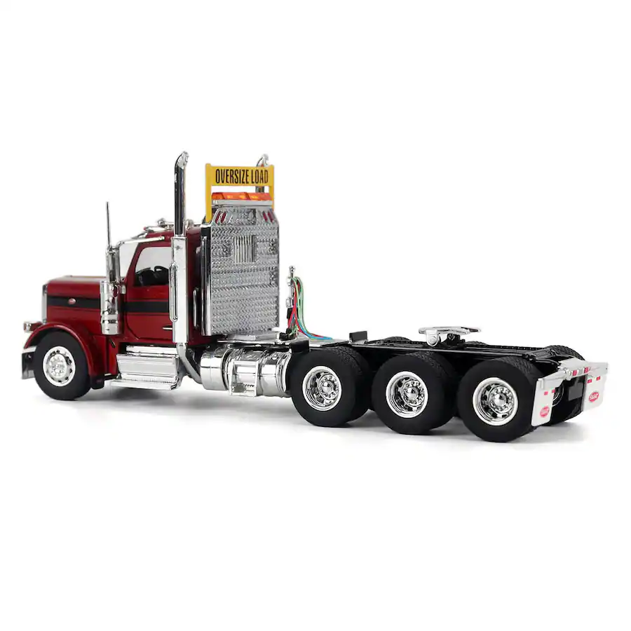 Door Master Back Box Peterbilt 589 Truck Tractor with Day Cab Legendary Red