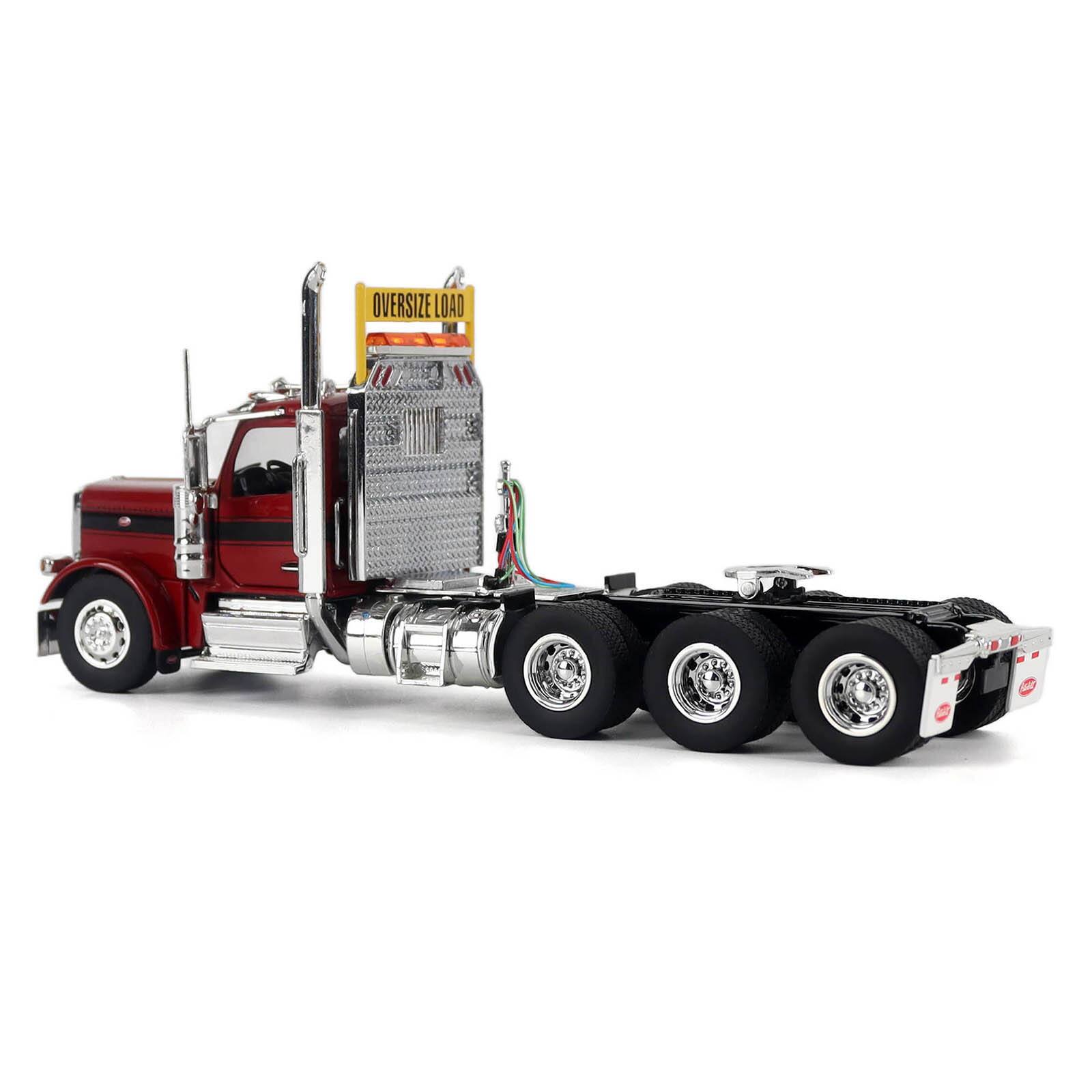 Peterbilt 589 Truck Tractor with Day Cab Legendary Red 