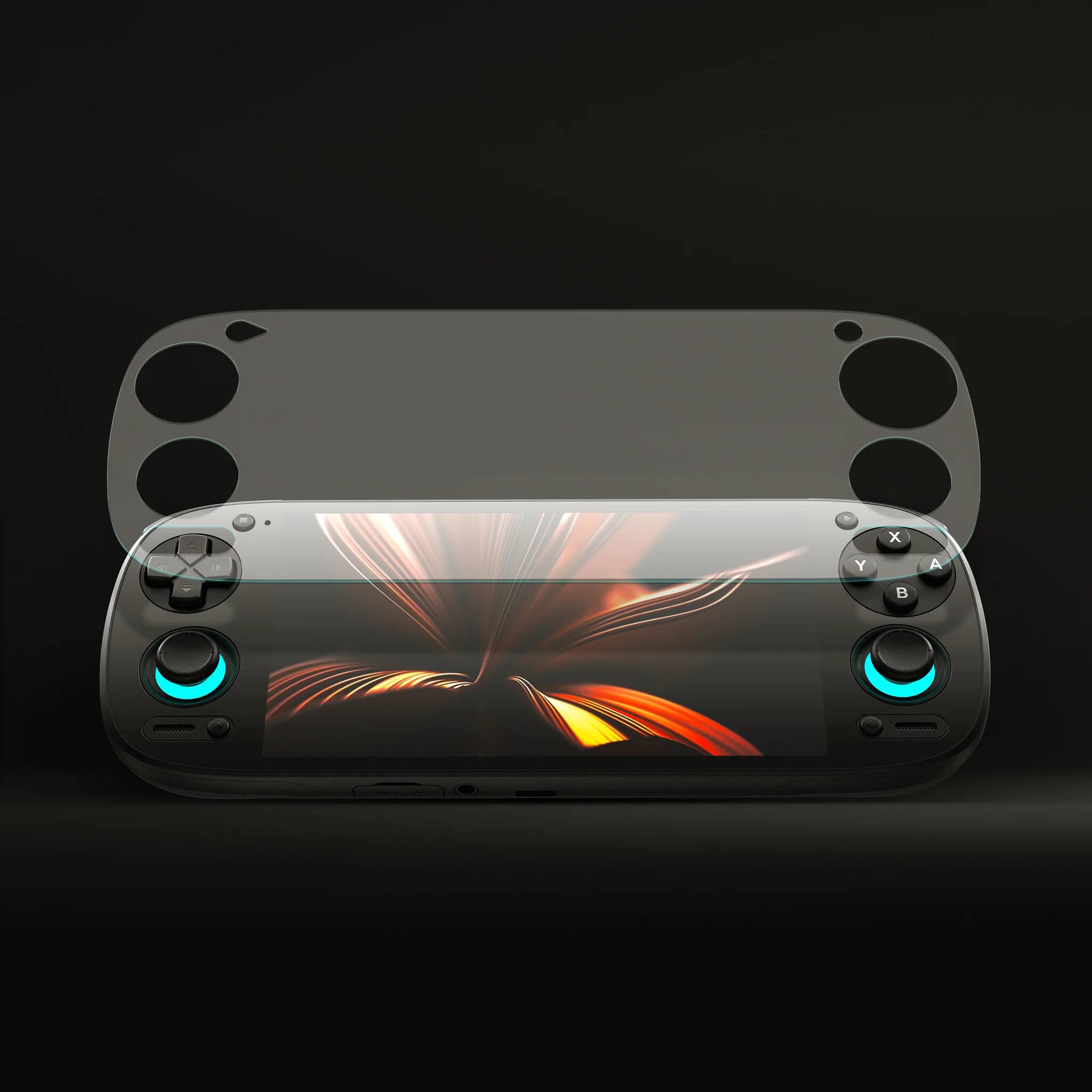 Retroid Pocket - Screen Protector for RP5 Handheld Game Console, 5.5-Inch Tempered Glass, 2-Pack - Clear