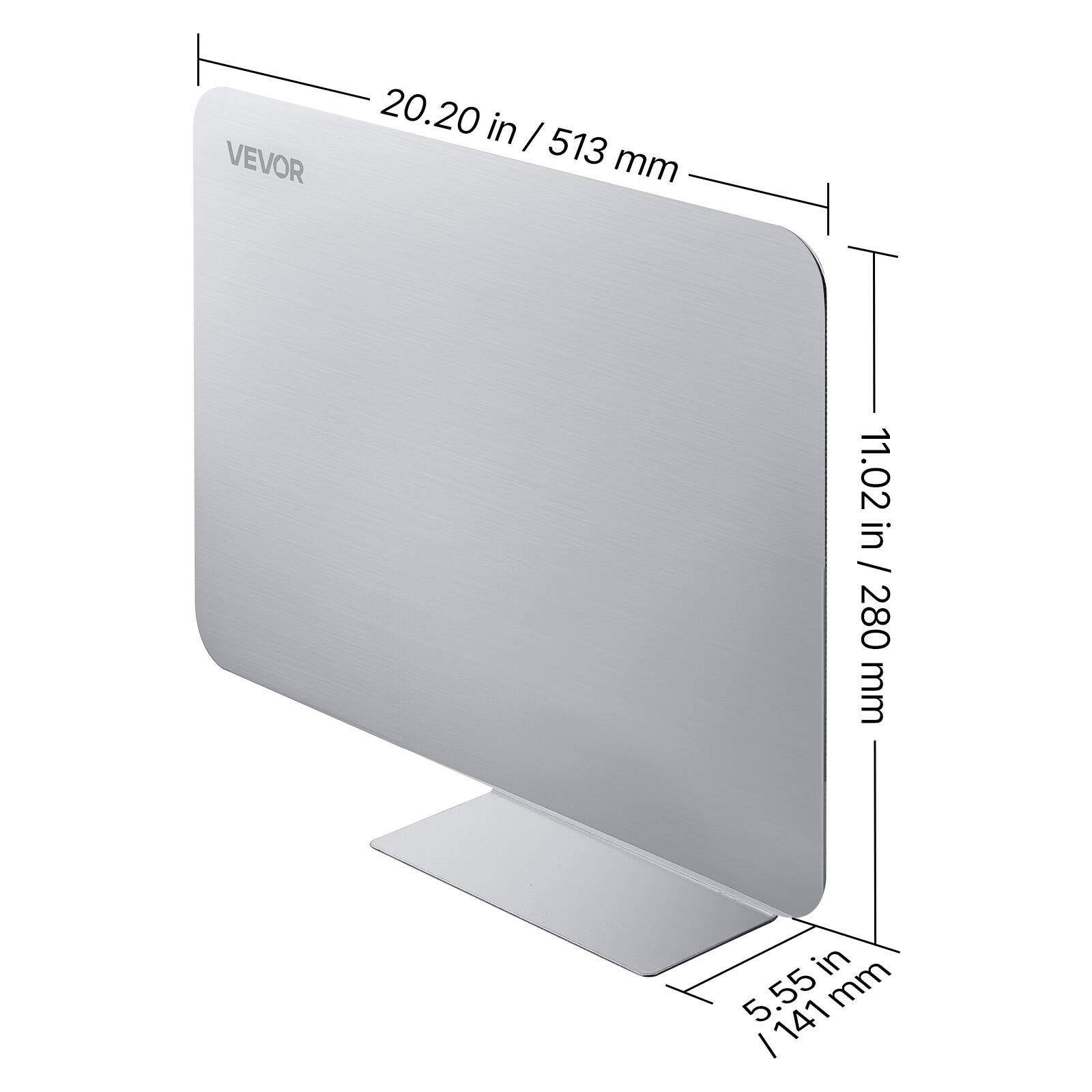 VEVOR 20.20 in / 513 mm 11.02 in / 280 mm 5.55 in / 141 mm