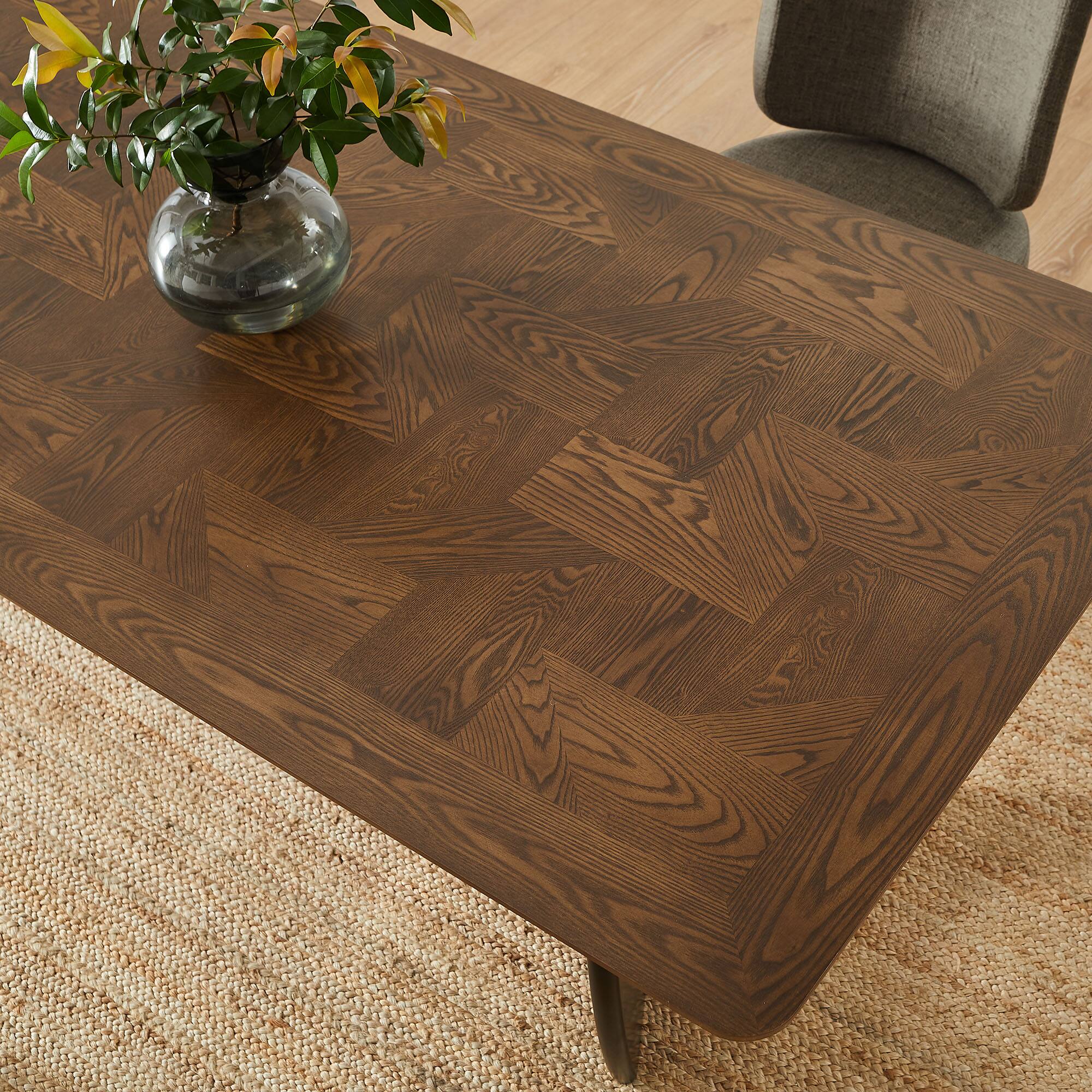 Alt View 9. Modway - Wrenly 94" Dining Table by Modway - Walnut.
