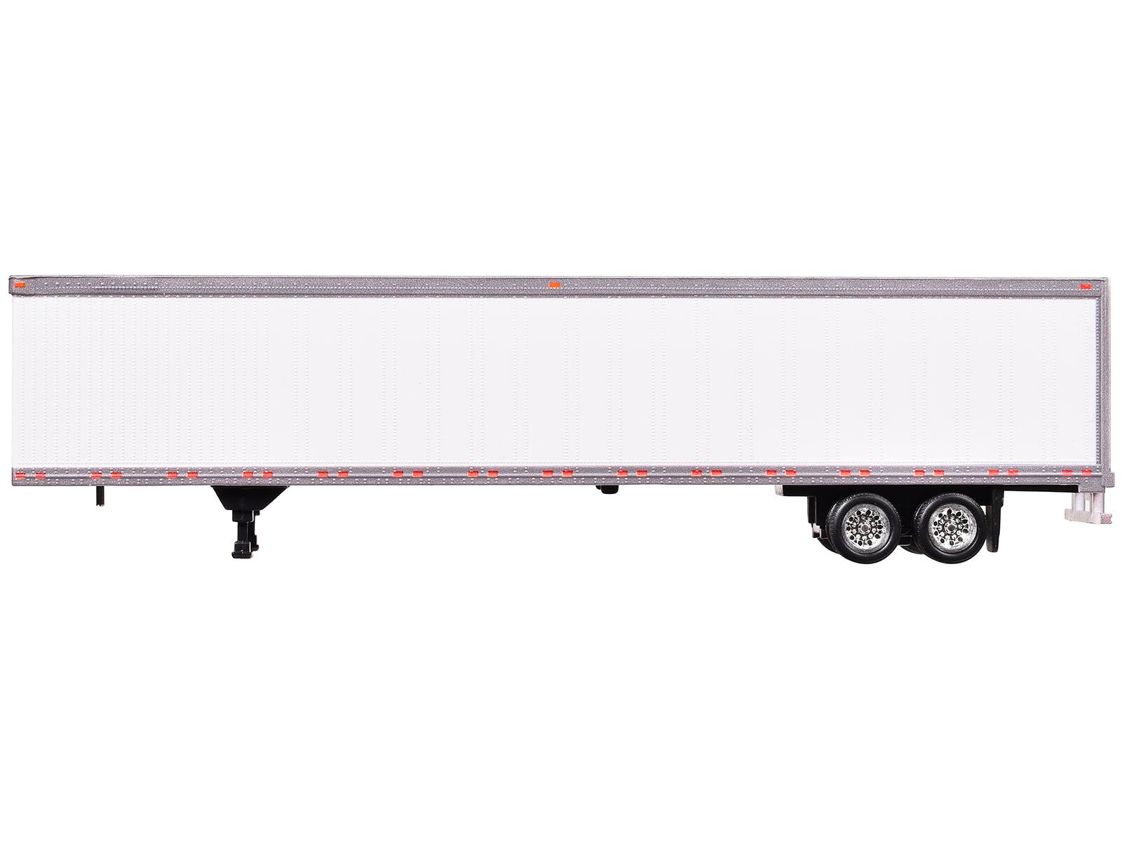Alt View 1. HO Logistics Replicas - Box Dry Goods Trailer White 1/87 (HO) Scale Plastic Model by HO Logistics.