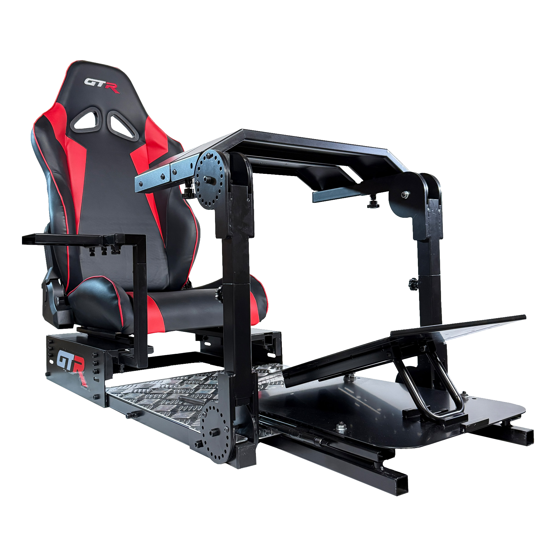 GTR Simulator GTA Pro Model Red Frame Adjustable Racing Seat