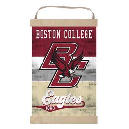 Jardine - Boston College Eagles Retro Logo Banner Sign - Maroon