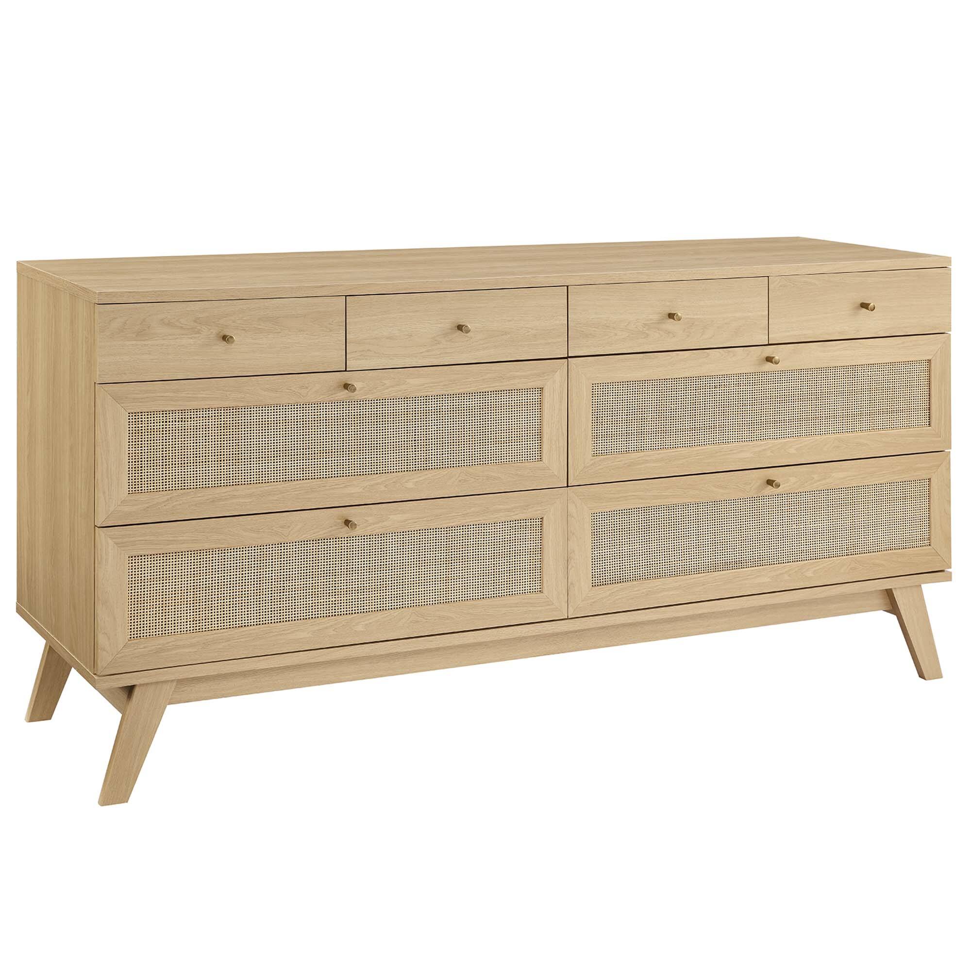 Angle. Modway - Soma 8-Drawer Dresser by Modway - Oak.