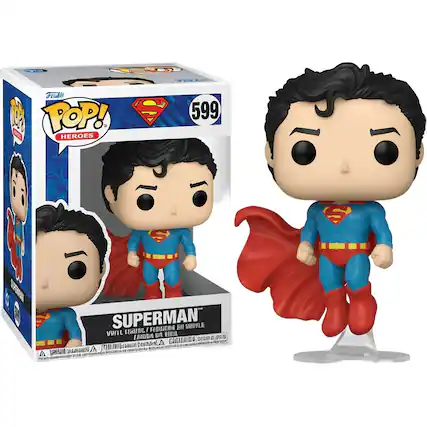 Funko POP! Heroes
599
Superman
Voici l'épisode le plus récent en vente
Produit de la série "The Flash"
Avec son costume de Superman
A noter que ce produit est en édition limitée
