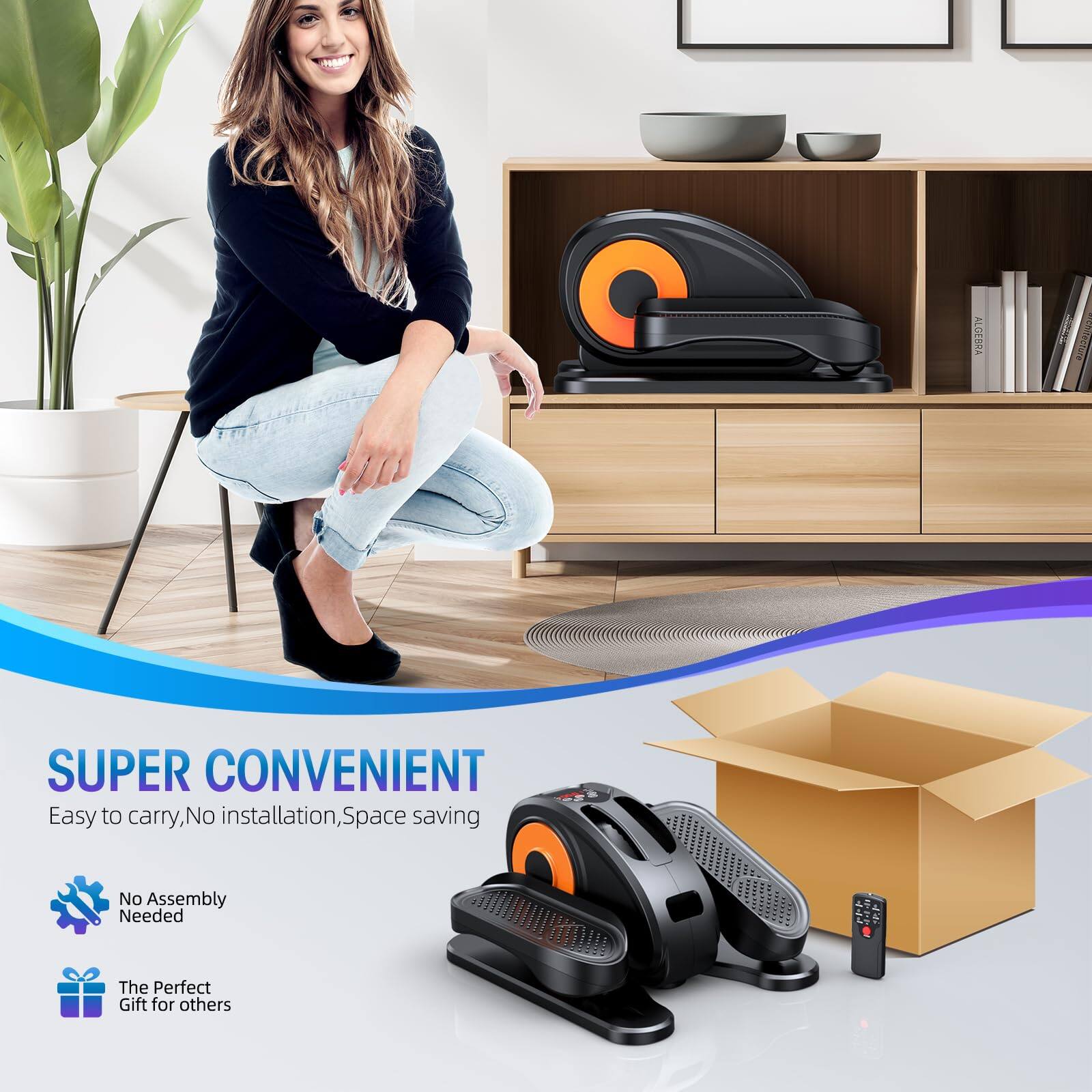 SUPER CONVENIENT  
Easy to carry, No installation, Space saving  

No Assembly Needed  

The Perfect Gift for others