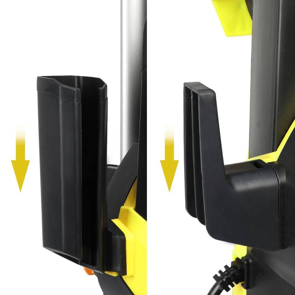 Alt View 7. Winado - 2200 PSI 2.8GPM Electric High Pressure Washer with Touch Screen Adjustment Pressure for Car Driveway Boat Home Cleaning - Yellow.