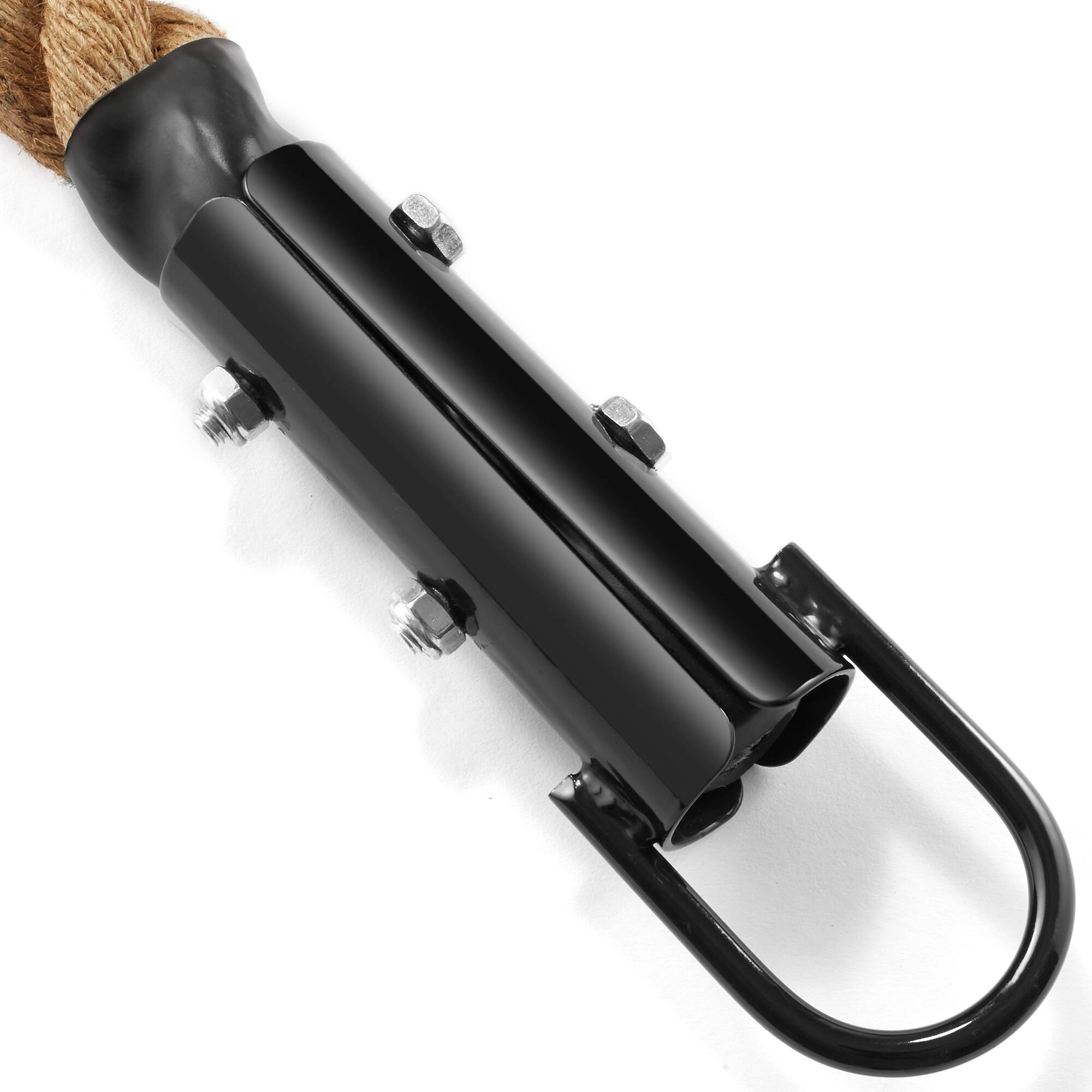 Alt View 4. Philosophy Gym - in Door / Outdoor Exercise Climbing Rope - 1.5-in Diameter - Natural.