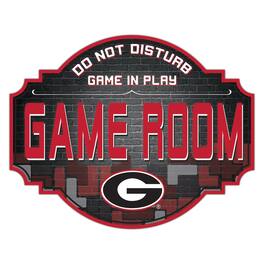 Fan Creations - Georgia Bulldogs 12'' Game Room Tavern Sign - Multicolor