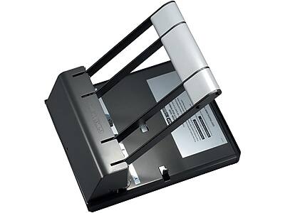 Alt View 4. Bostitch - 3-Hole Punch, 130 Sheet Capacity, Black - Black.