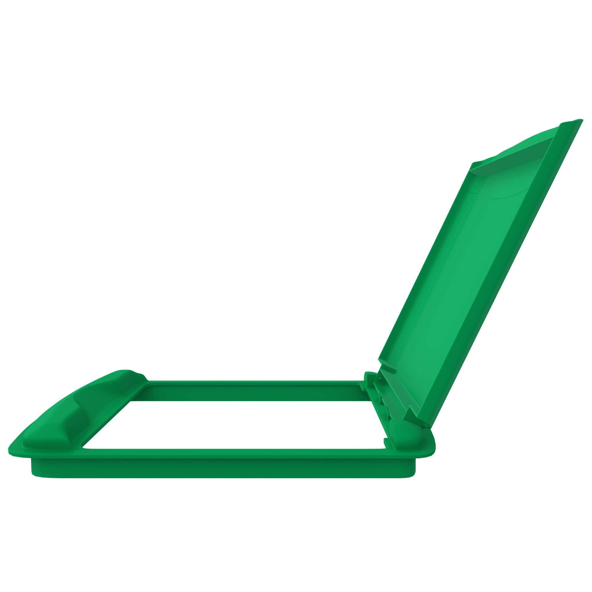 Alt View 5. Rev-A-Shelf - Rev-A-Shelf 50 qt. Trash Can Replacement Lid, Green (Lid Only), RV-50-LID-G-1-40 - Green.