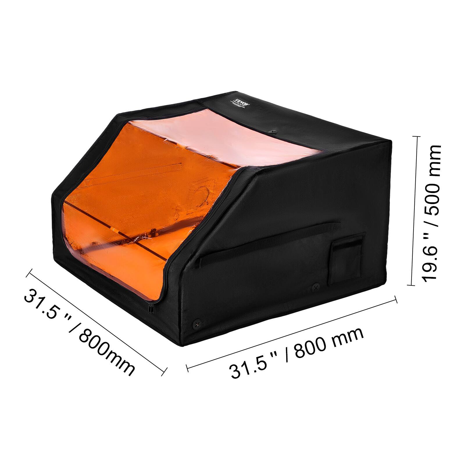 FR 31.5" / 800mm  
31.5" / 800mm  
19.6" / 500mm  
31.5" / 800mm