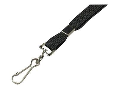 Alt View 1. Sicurix - SICURIX Lanyards, Black, 100/Pack - Black.