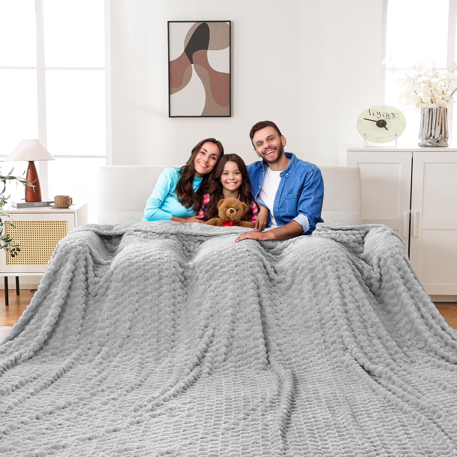 Huge Light Grey-120x120 Inch