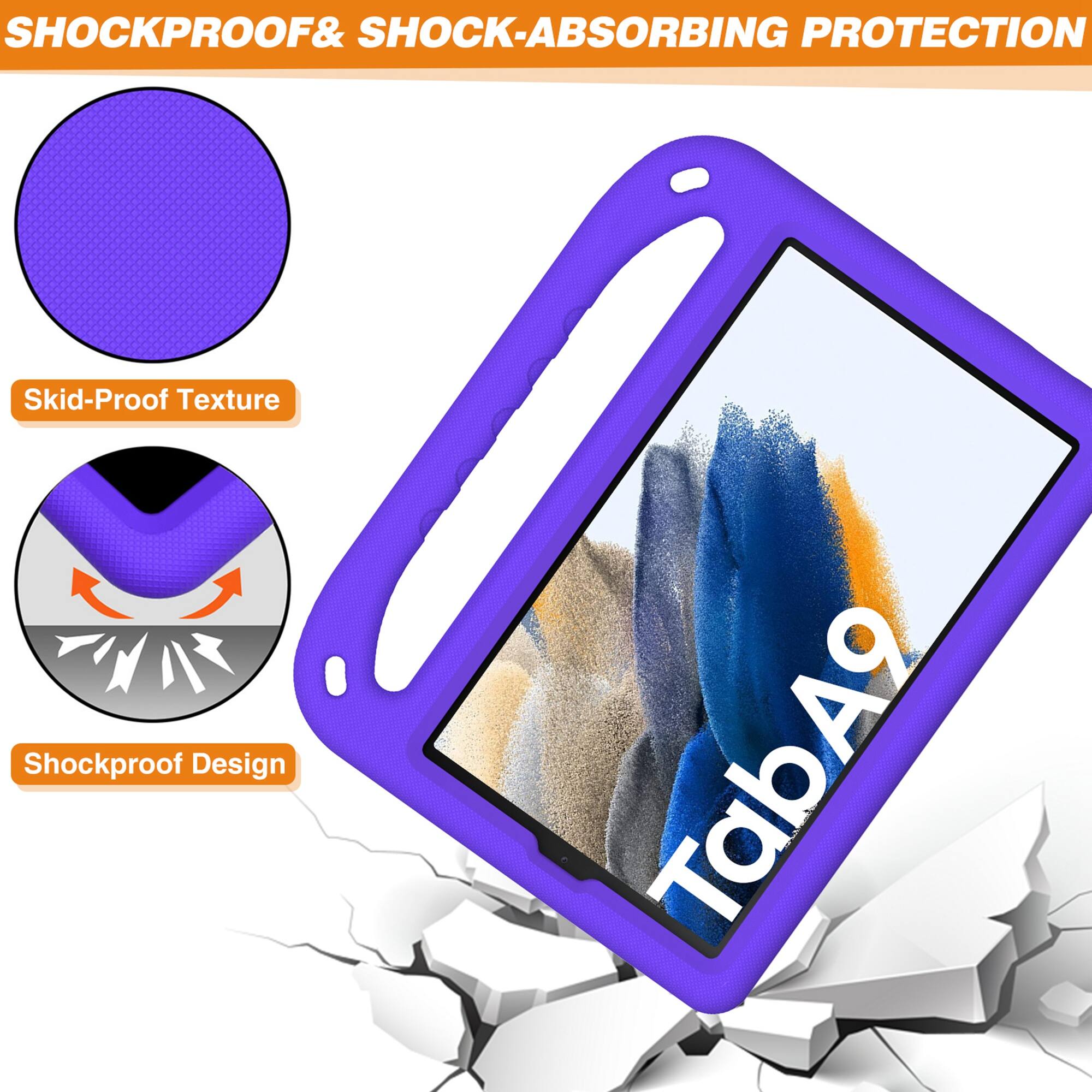 SHOCKPROOF & SHOCK-ABSORBING PROTECTION  
Skid-Proof Texture  
Shockproof Design  
Tab A9