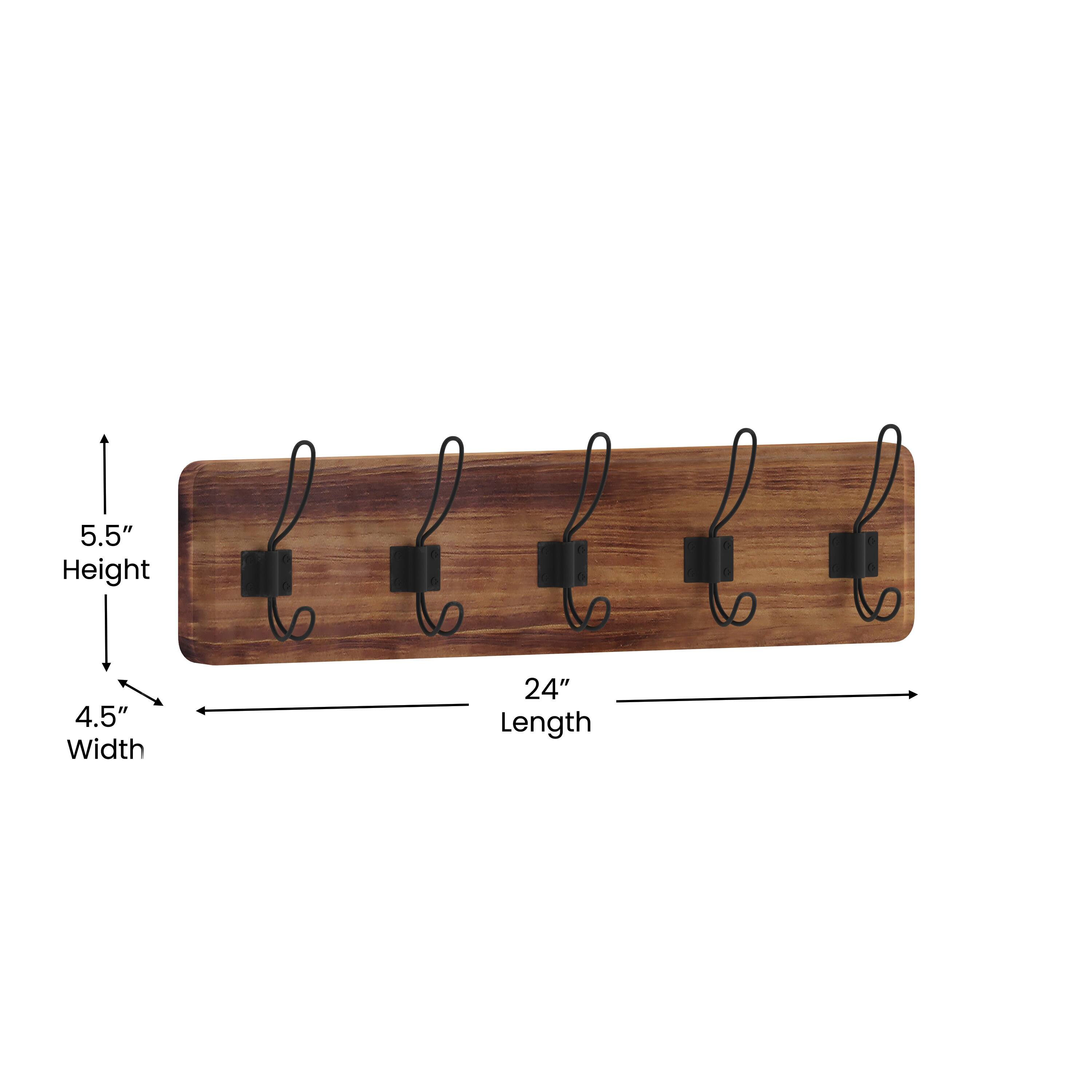 5.5" Height, 4.5" Width, 24" Length