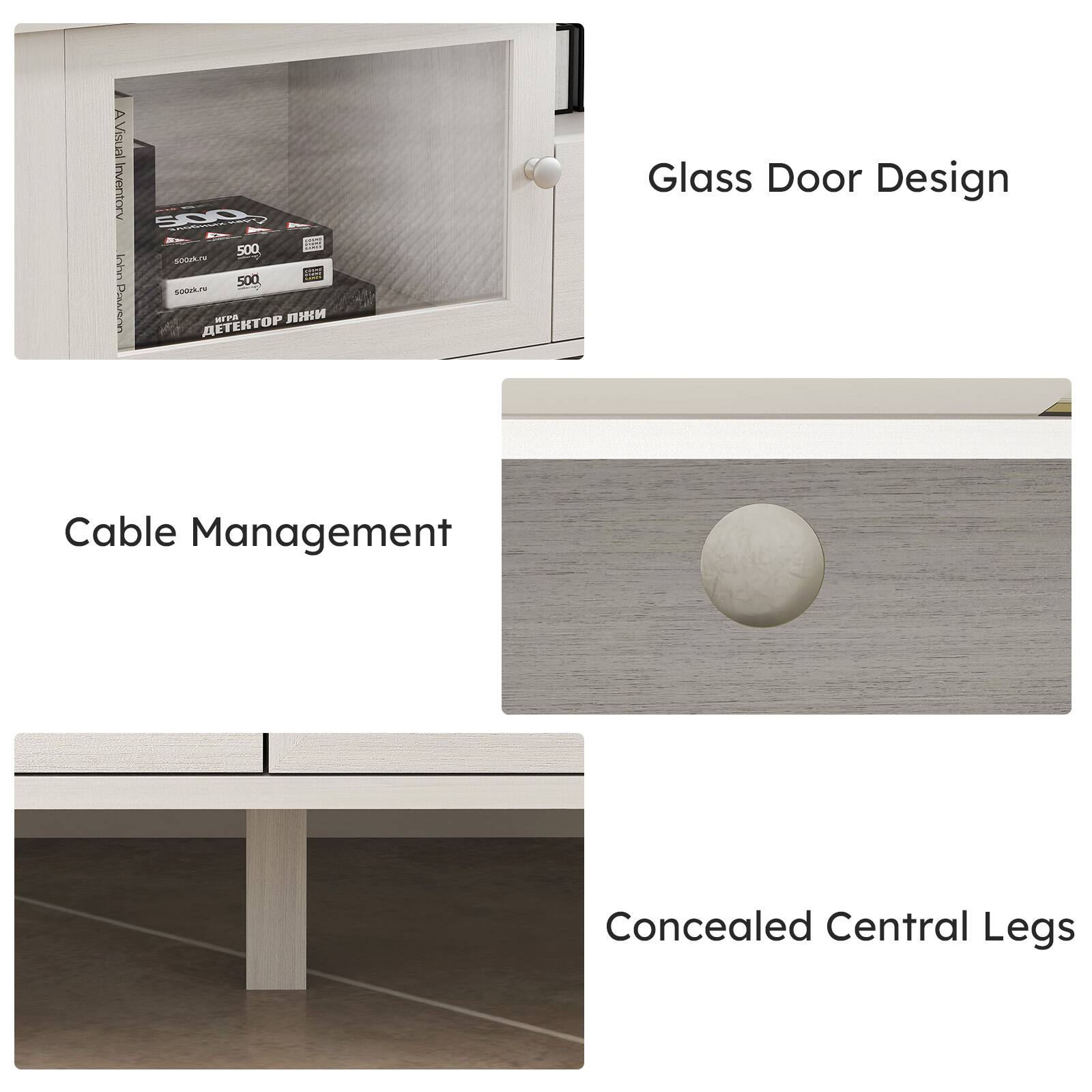 Visual D Inventory CAP adda - 500 TOIT S0O.E M 500 Toe 10 - Ducmrns wPD NHR

- Glass Door Design
- Cable Management
- Concealed Central Legs