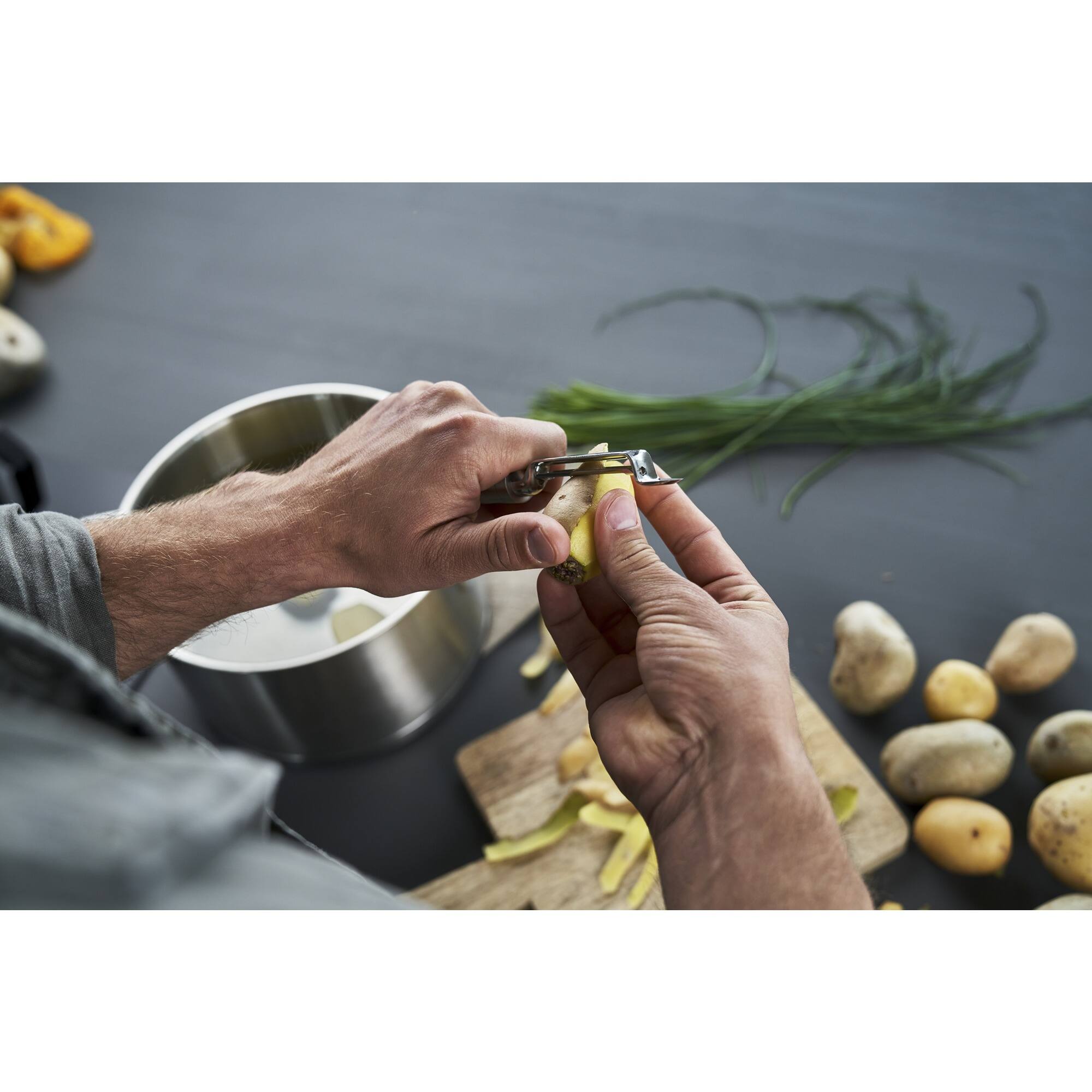 Alt View 8. ZWILLING - ZWILLING Pro Swivel Peeler - Stainless Steel.