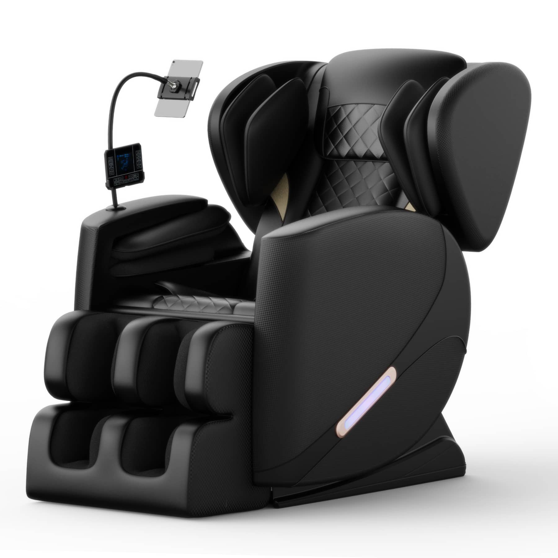 ZACHVO - Zero-Gravity Full-Body Massage Chair - Black