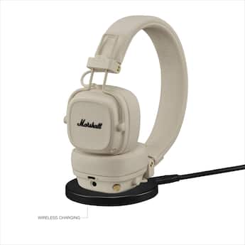 Marshall Major V Wireless On Ear Bluetooth Headphones with Marshall Major V Wireless On Ear Bluetooth Headphones with